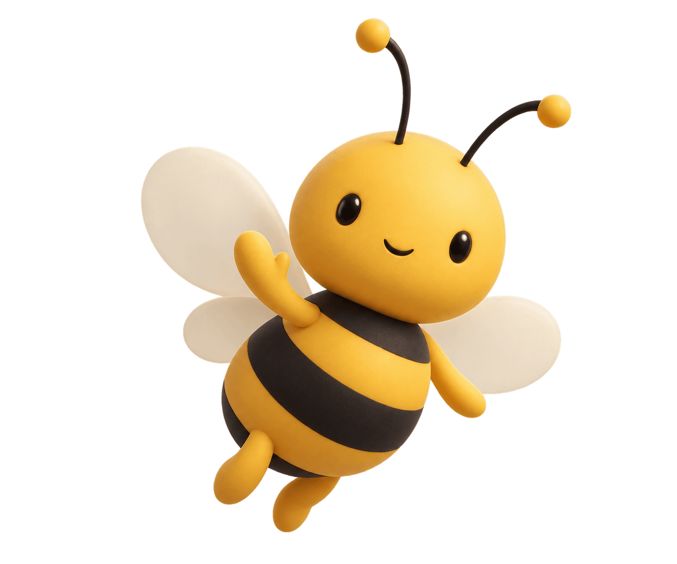 Freebee’s friendly honey-yellow bee mascot